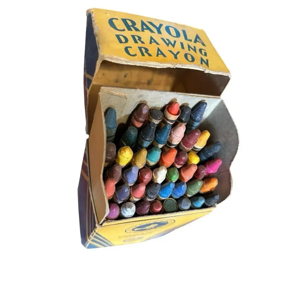 Vintage Crayola Drawing Crayons No. 48 Binney & Smith Company New York
